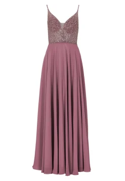 Abendkleid aus Materialmix