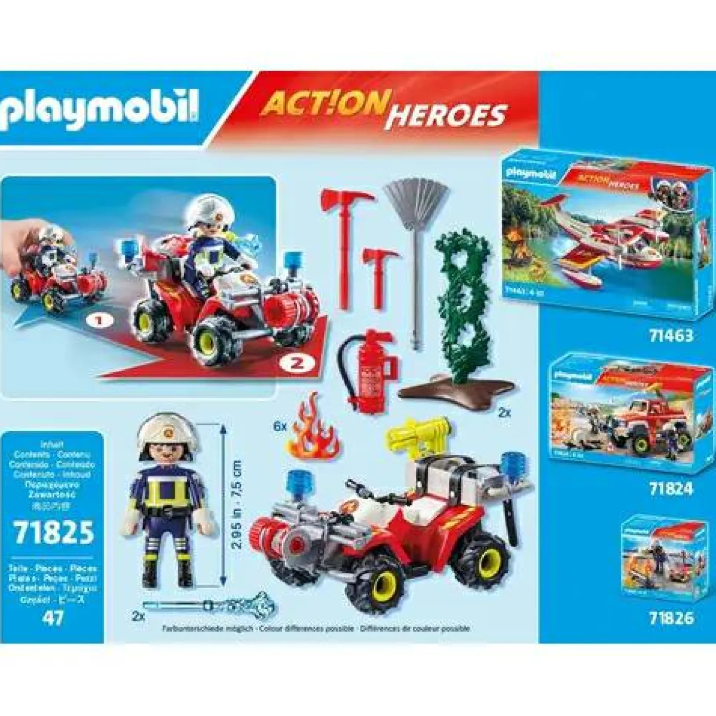 Action Heroes "Feuerwehr Quad löscht Heckenbrand"