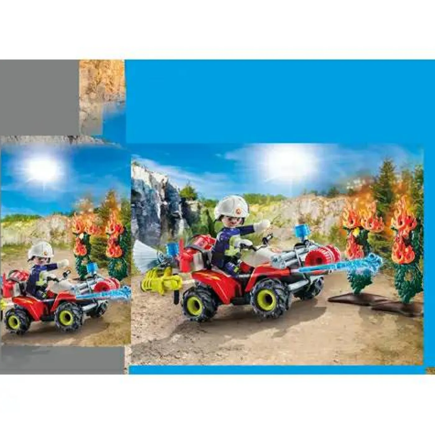 Action Heroes "Feuerwehr Quad löscht Heckenbrand"