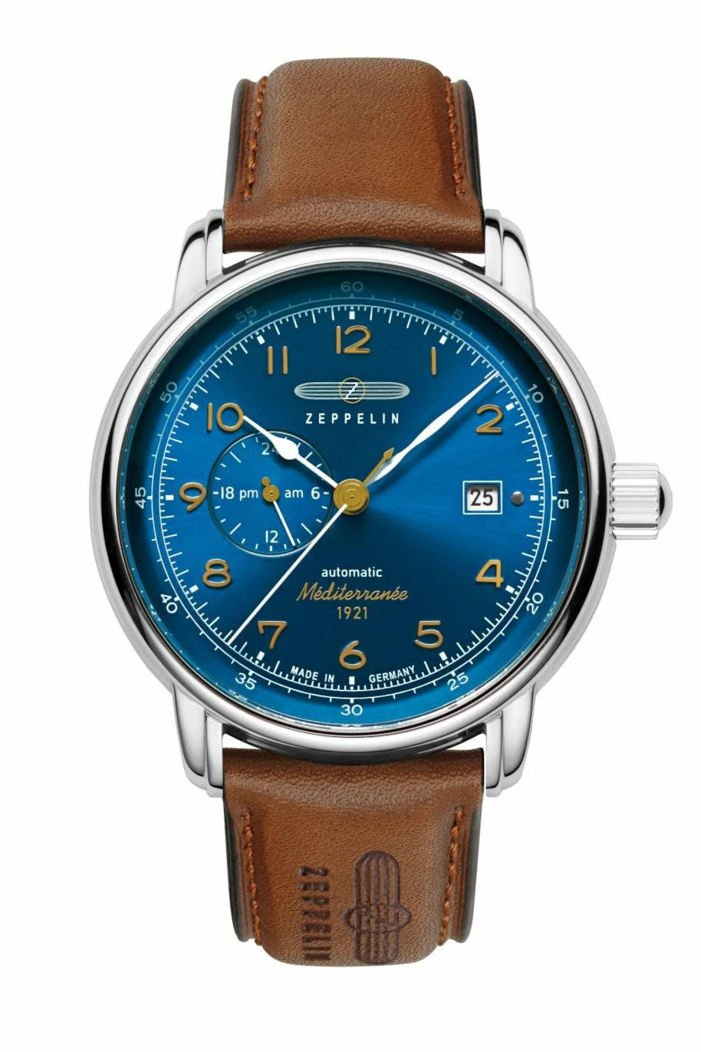 Armbanduhr "9668-3" Zeppelin 100 Jahre Méditerranée