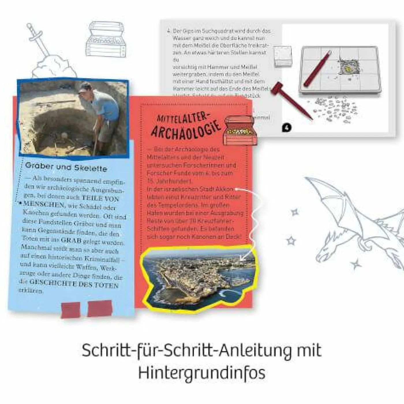 Ausgrabungs-Set "Ritter-Schatz"