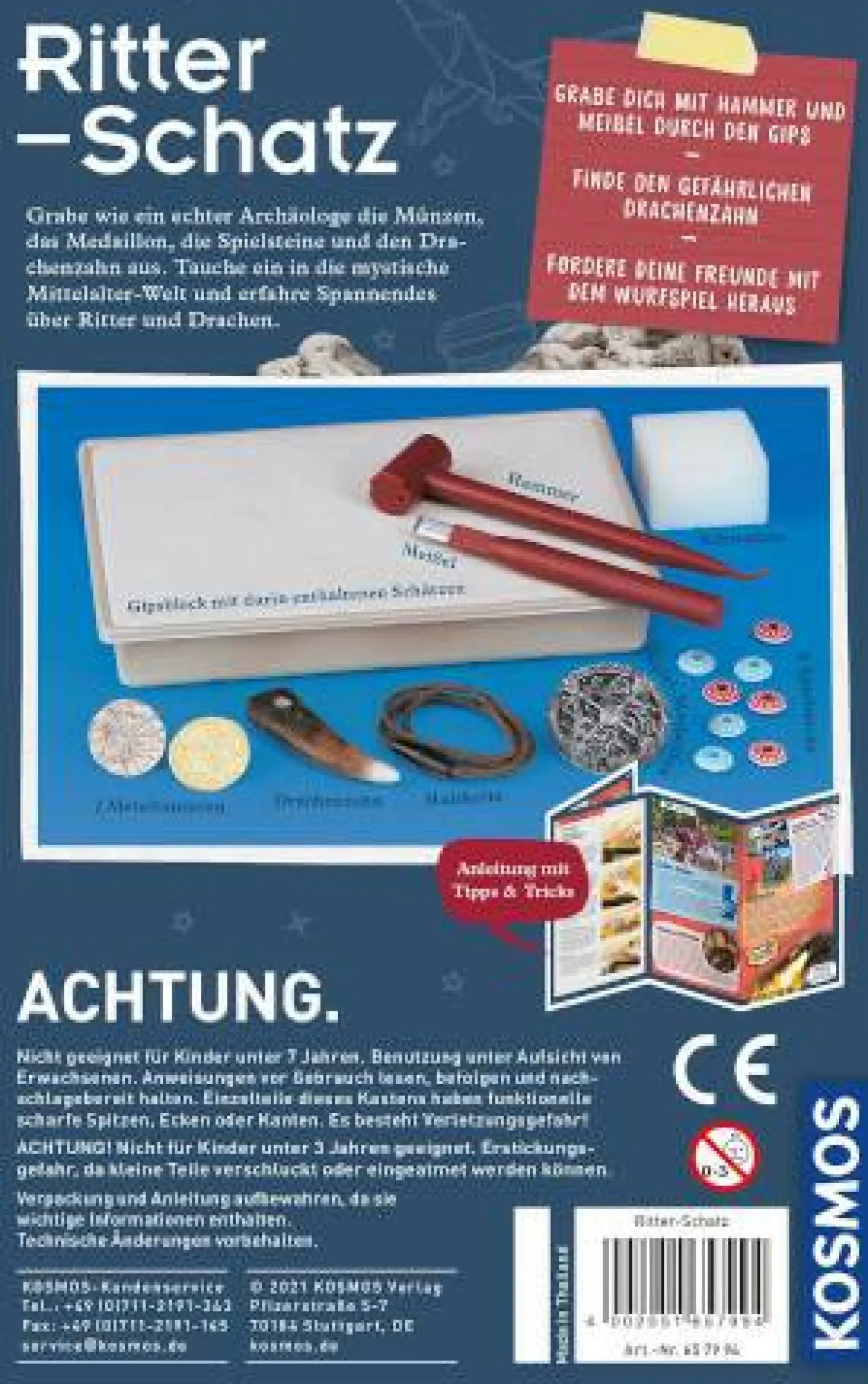 Ausgrabungs-Set "Ritter-Schatz"