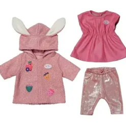 Baby Born-Puppenkleidung "Mantel-Set mit Kleid", 43 cm