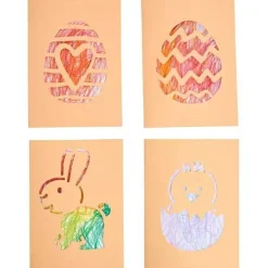 Bastelset  "Erstes Malen - Kritzelkarten Ostern"