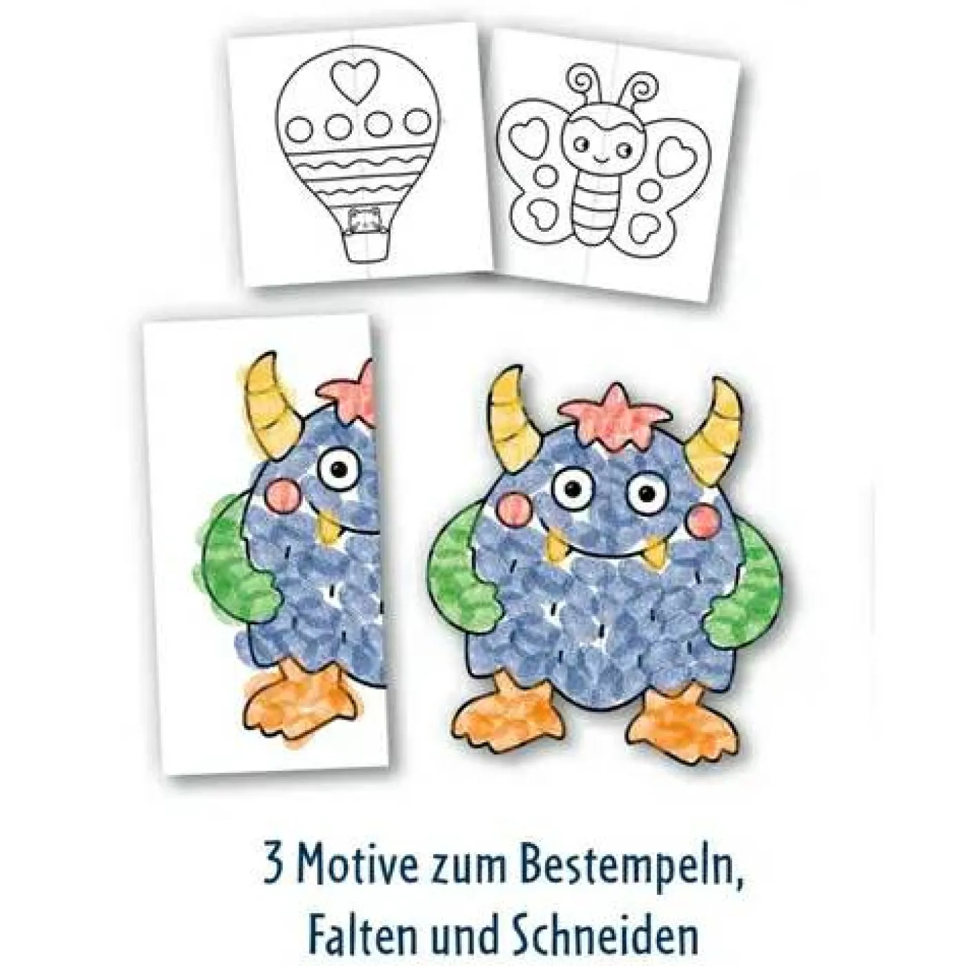 Bastelset "Mein großes Bastelset - Fingerstempeln"