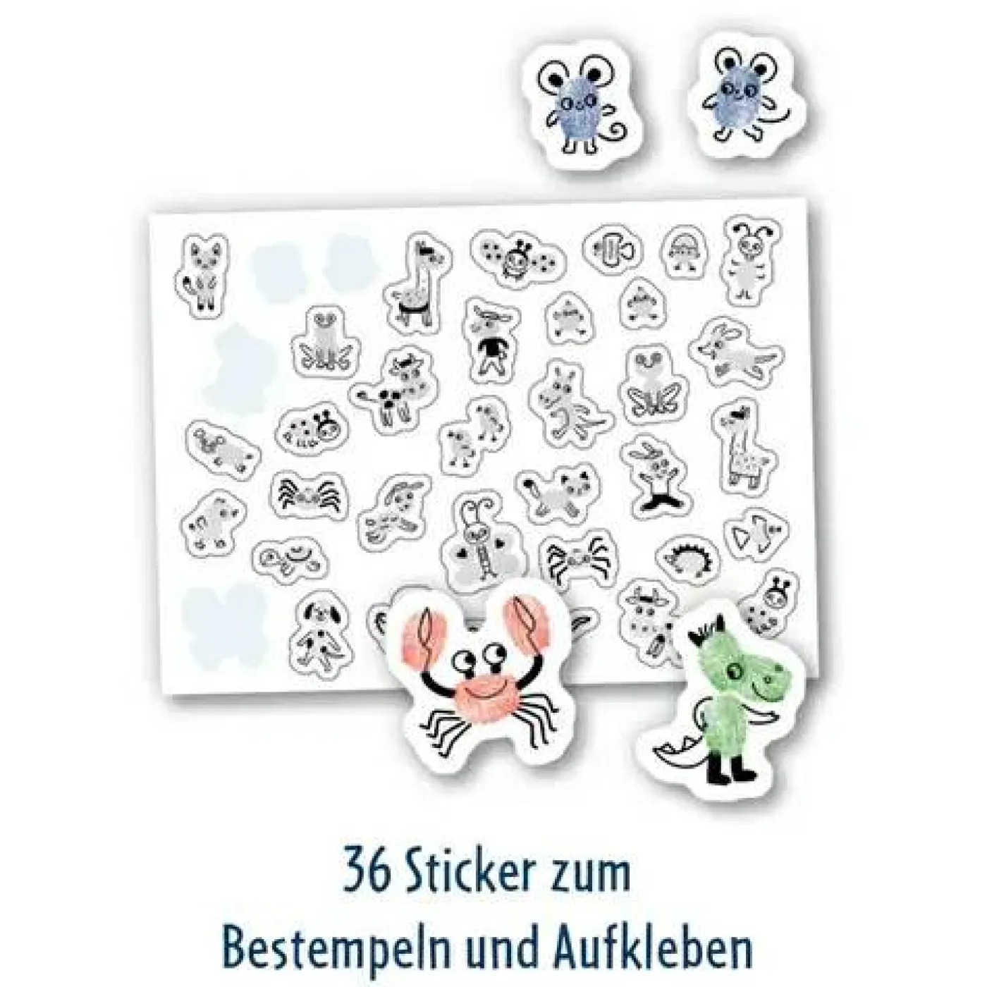 Bastelset "Mein großes Bastelset - Fingerstempeln"