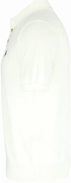 Baumwollpullover mit Polokragen