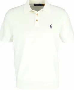 Baumwollpullover mit Polokragen