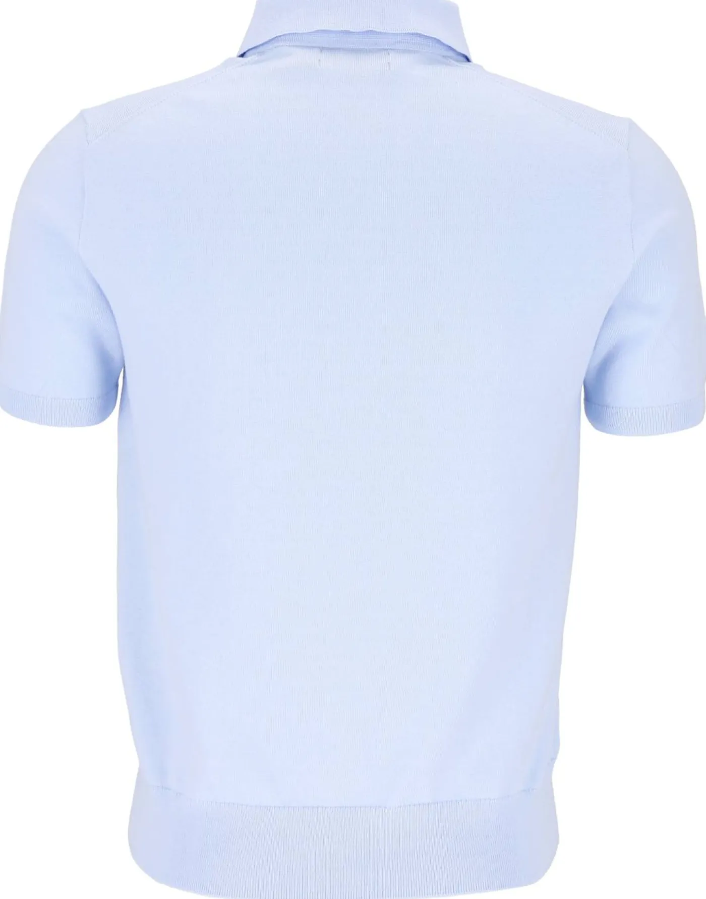 Baumwollpullover mit Polokragen