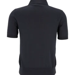 Baumwollpullover mit Polokragen