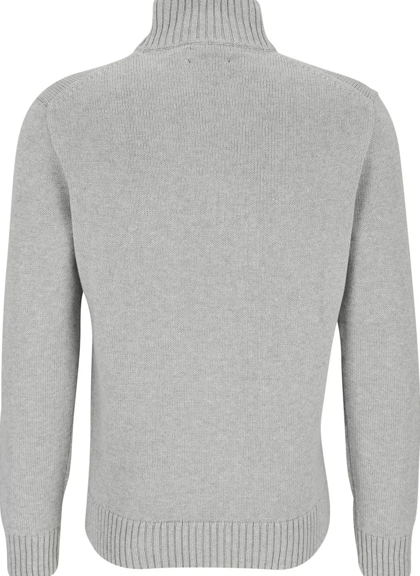 Baumwollpullover mit Reißverschluss