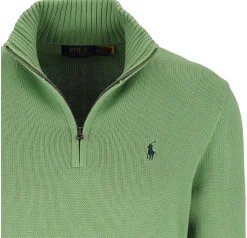 Baumwollpullover mit Reißverschluss