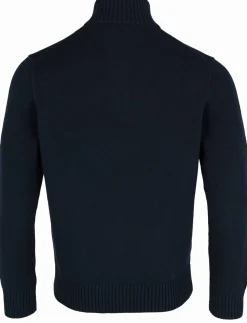 Baumwollpullover mit Reißverschluss