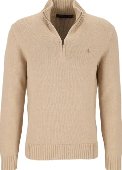 Baumwollpullover mit Reißverschluss