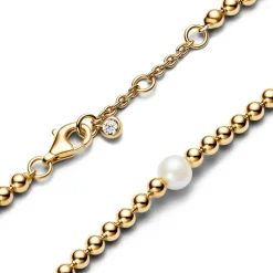 Behandelte Süßwasserzuchtperle & Kugeln Armband