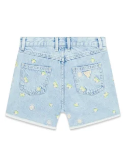 Bestickte Denim-Shorts
