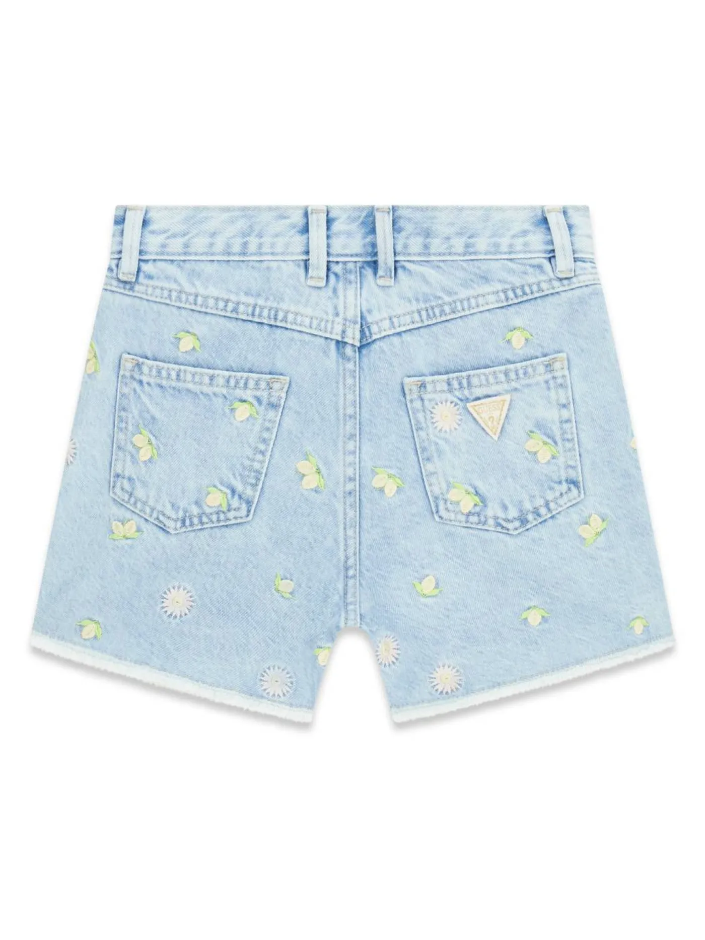 Bestickte Denim-Shorts