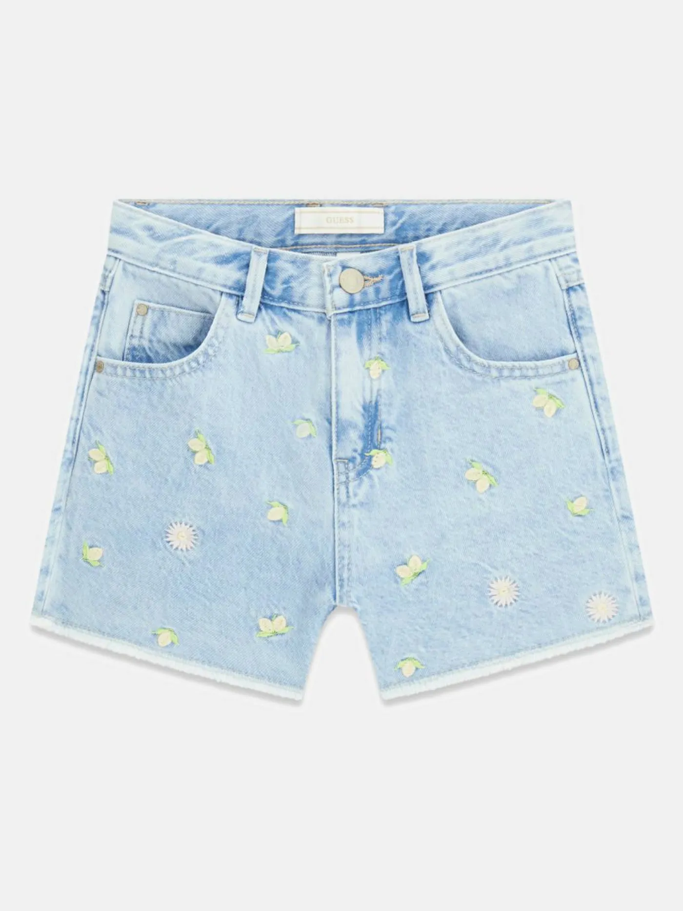 Bestickte Denim-Shorts
