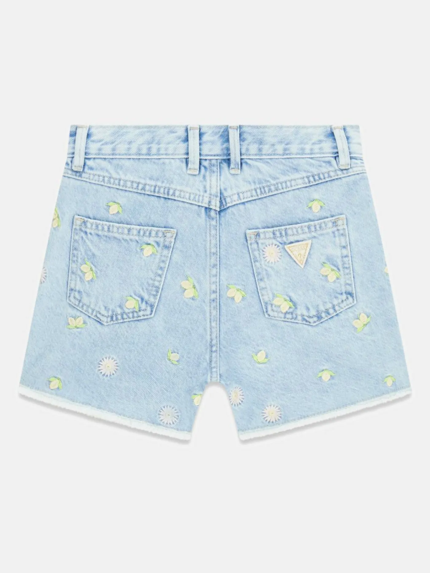 Bestickte Denim-Shorts
