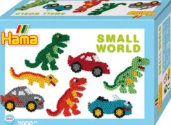 Bügelperlen-Geschenkpackung "Dinosaurier & Autos"