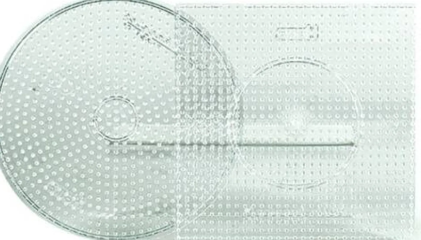 Bügelperlen-Stiftplatten, 2er-Set