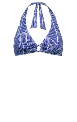 Bikini-Top "Indigo Grid"