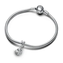 Blühende Rosen Charm-Anhänger