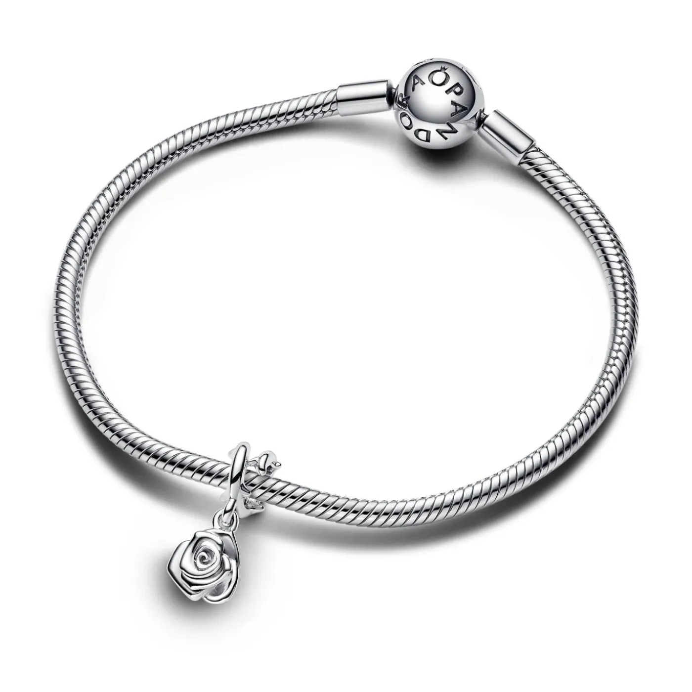 Blühende Rosen Charm-Anhänger