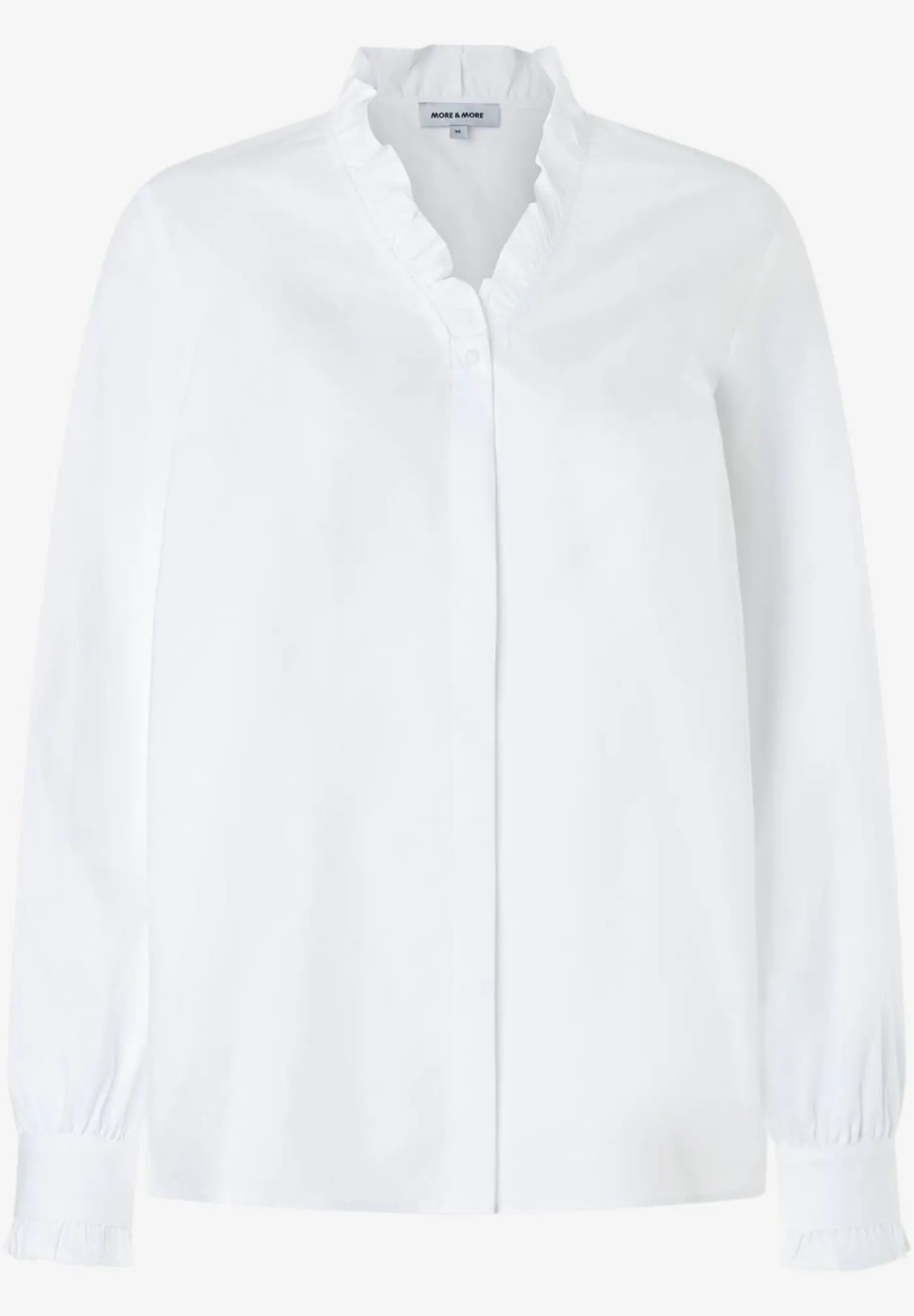 Bluse mit Rüschenkragen