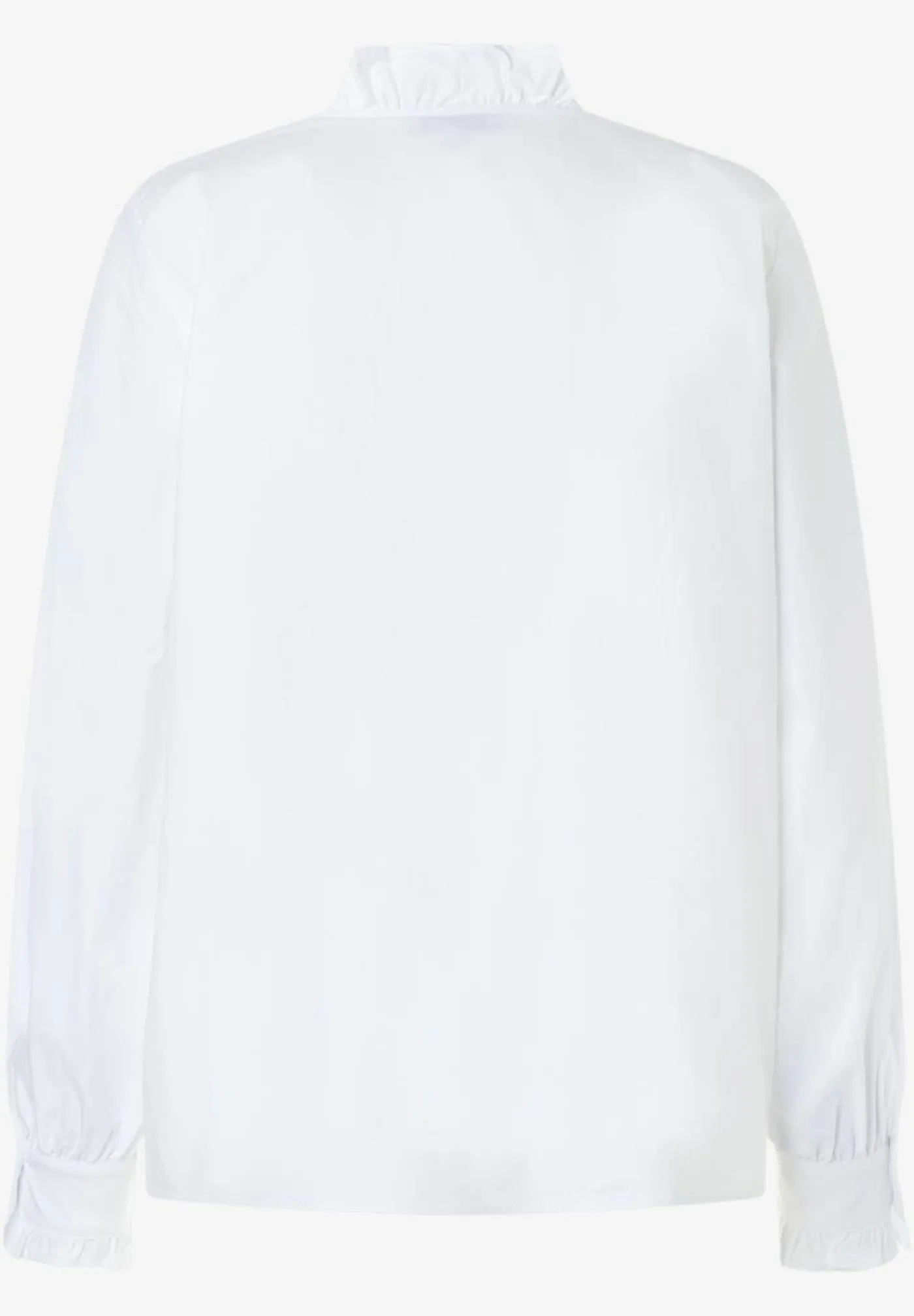 Bluse mit Rüschenkragen