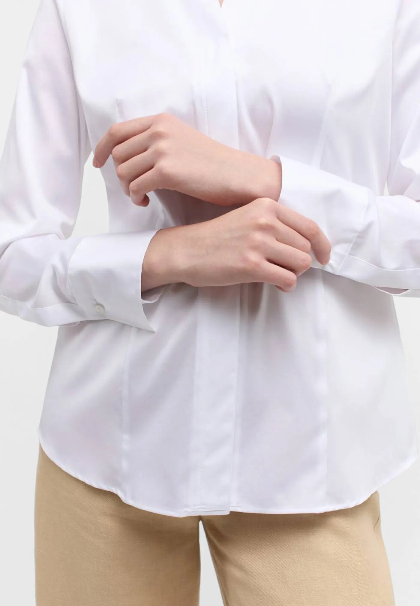 Bluse aus Satingewebe