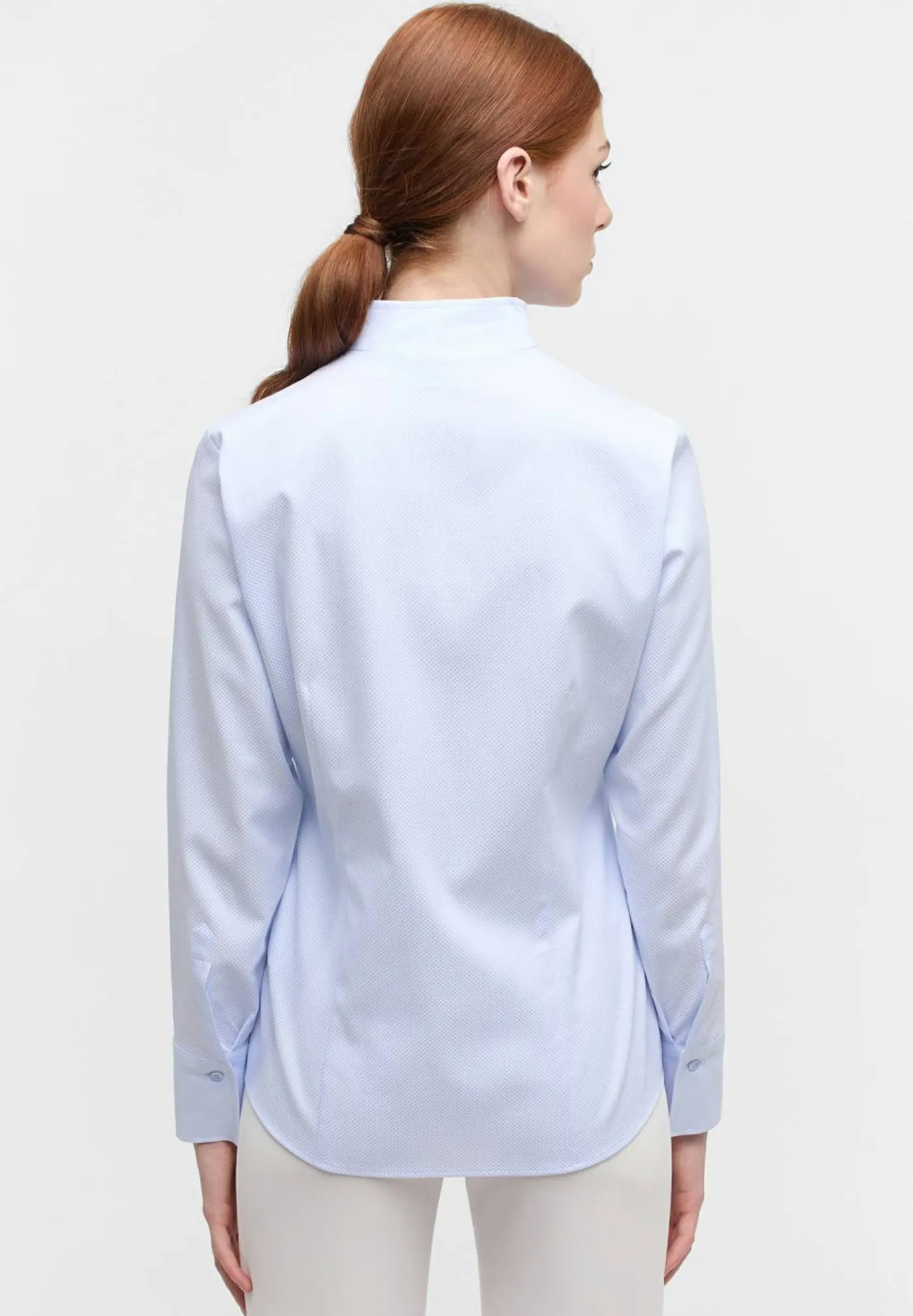 Bluse Jacquard Langarm
