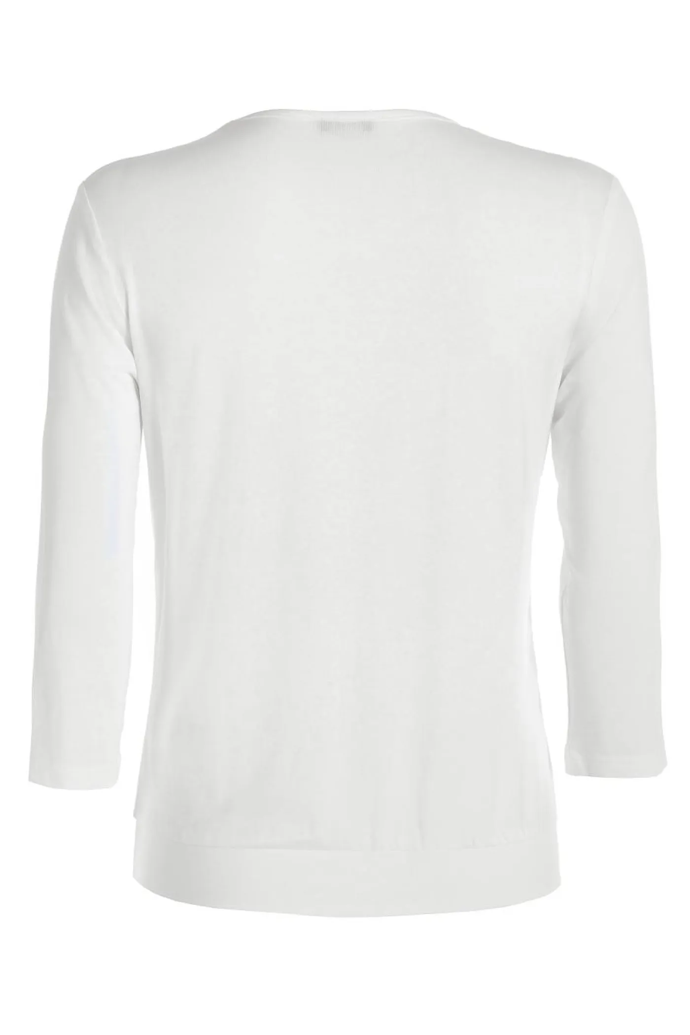 Blusenshirt mit unterlegtem Vorderteil