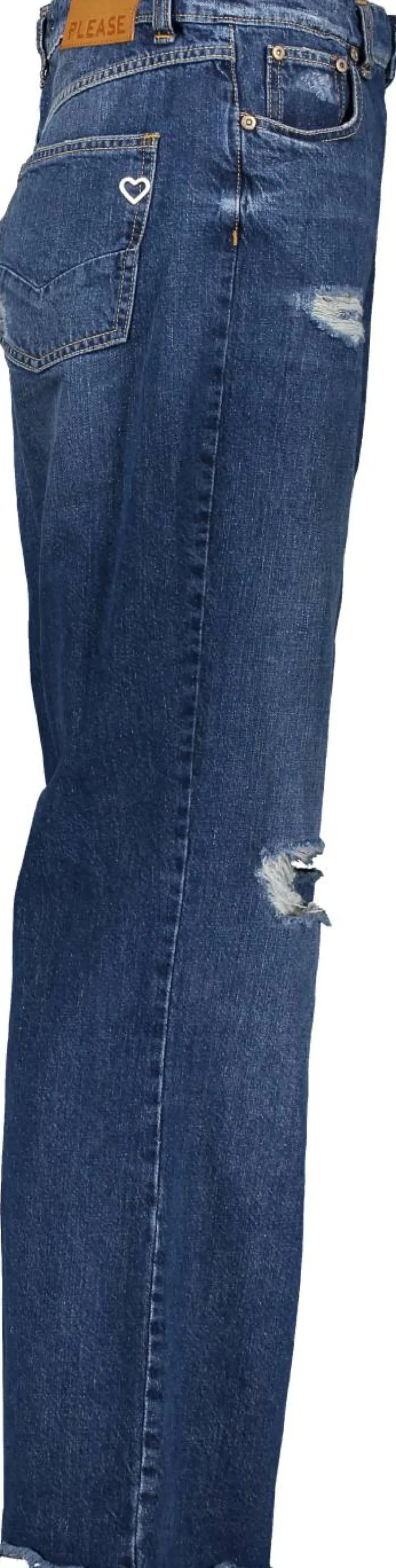 Bootcut Jeans mit Kneecuts