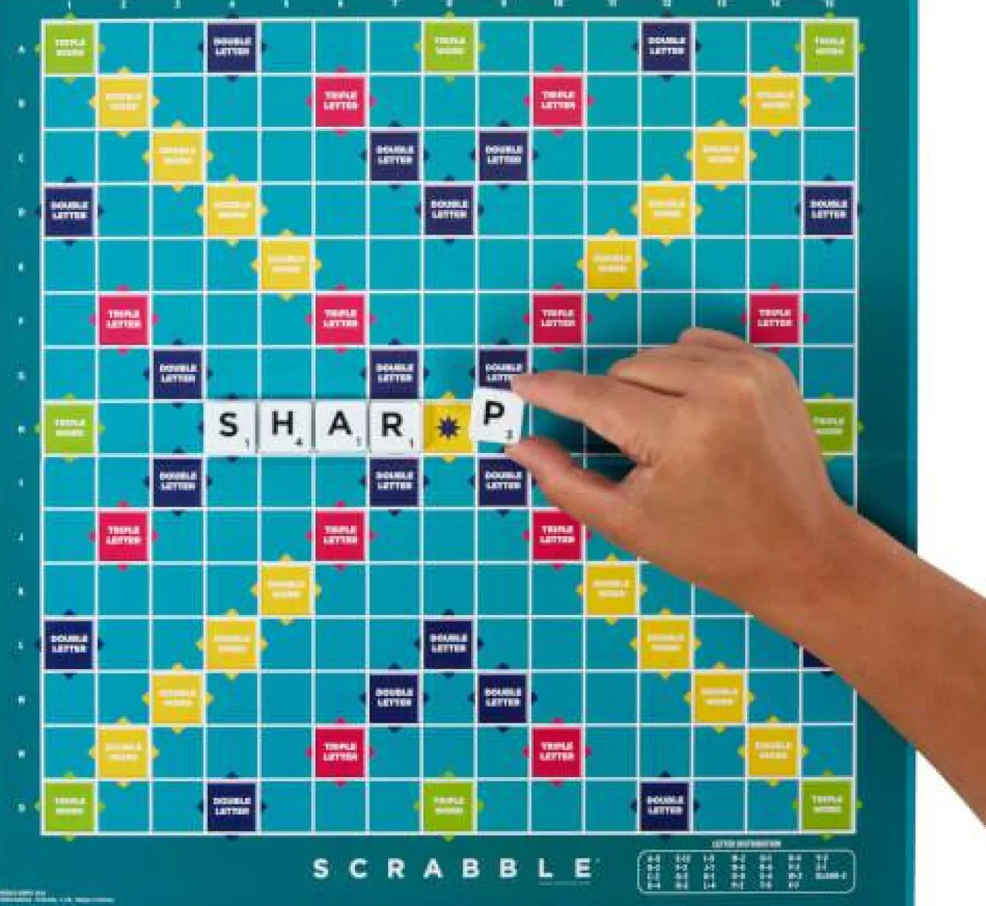 Brettspiel "Scrabble Original", 2-in-1