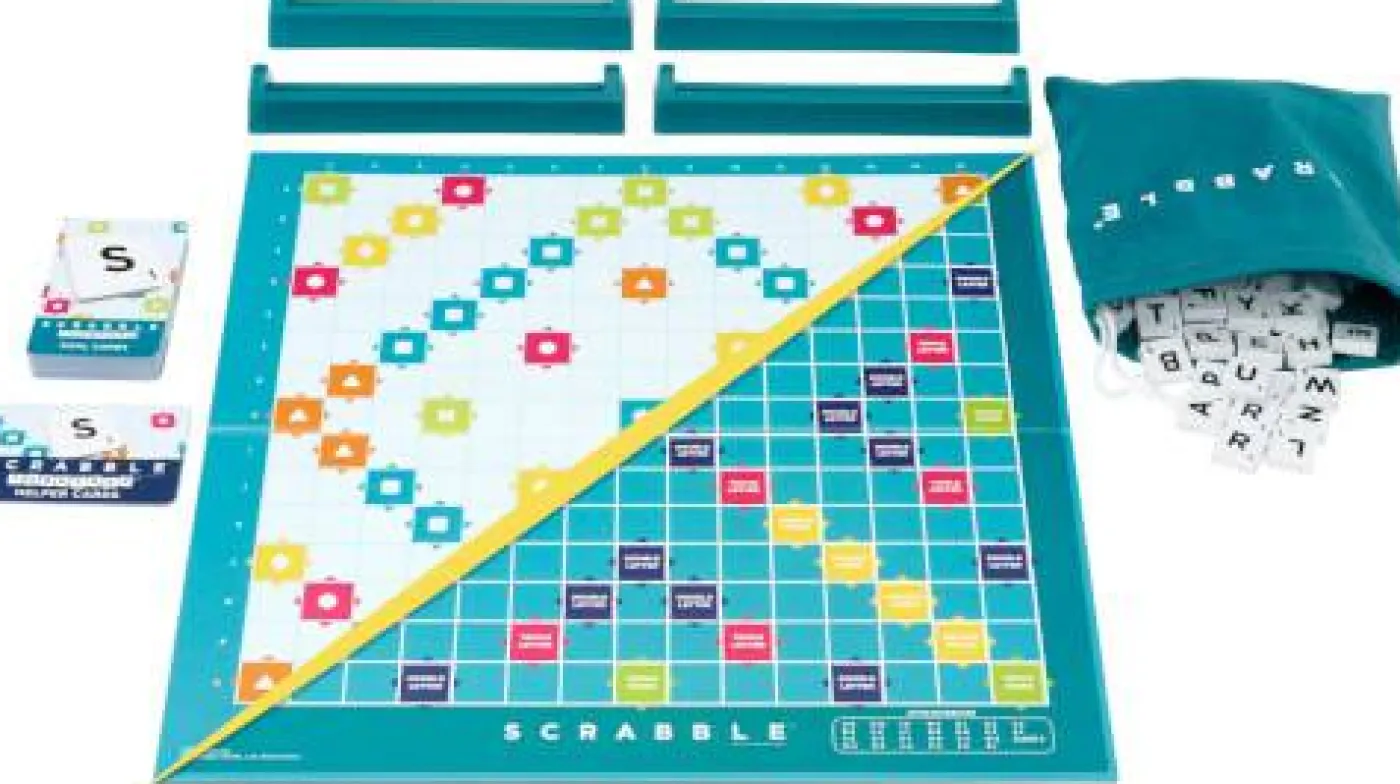 Brettspiel "Scrabble Original", 2-in-1