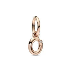 Buchstabe o Handschrift Charm-Anhänger