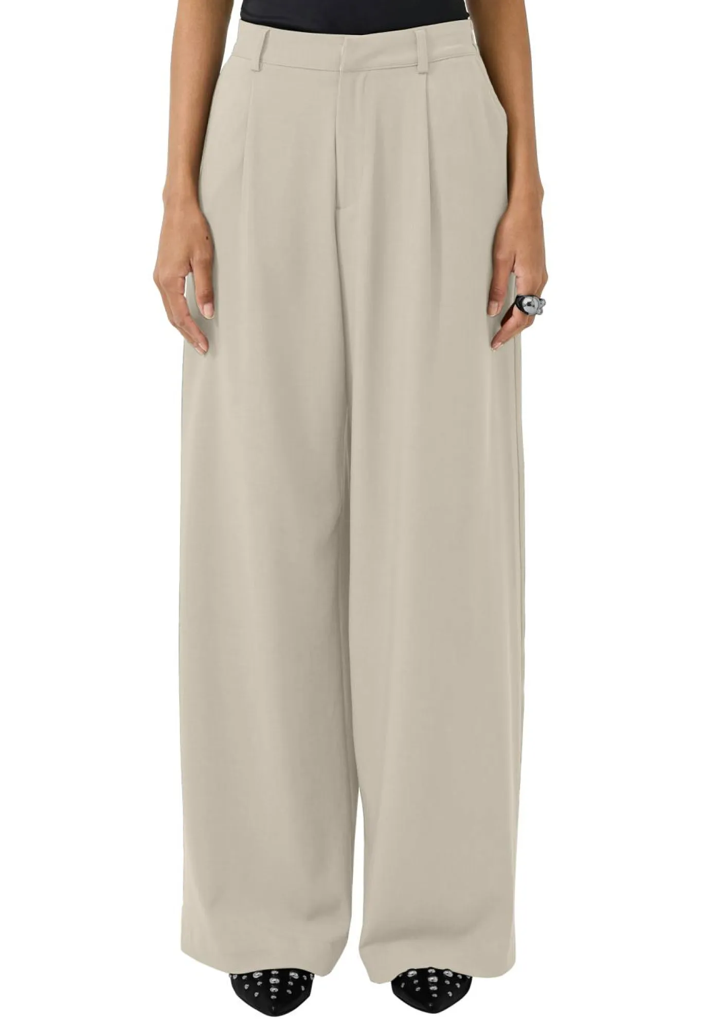 Bundfaltenhose