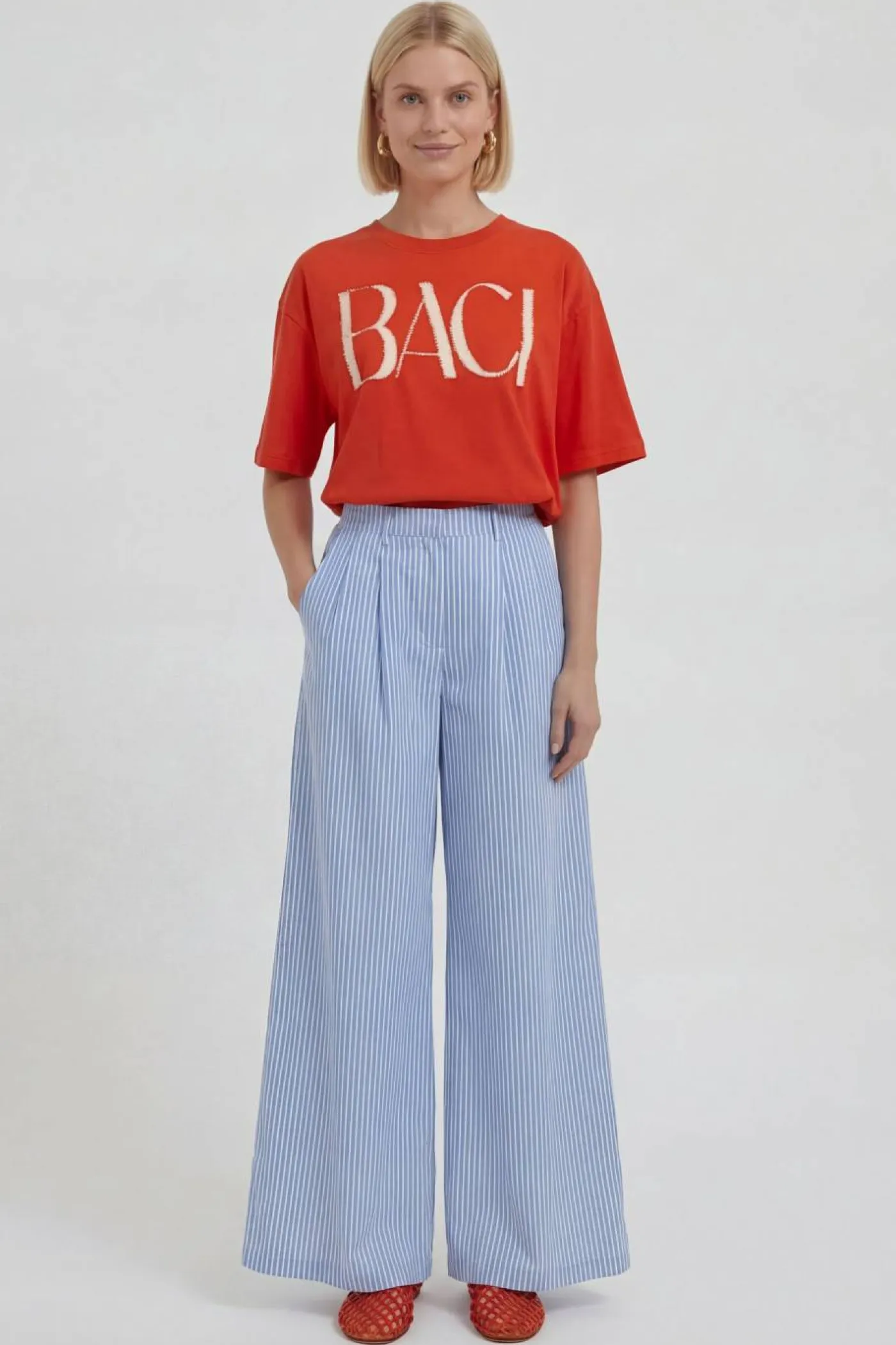 Bundfaltenhose