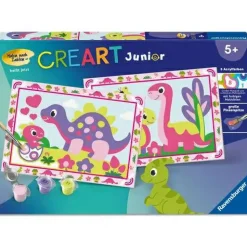Bunte Dinosaurier