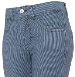 Capri "Stripe Denim"