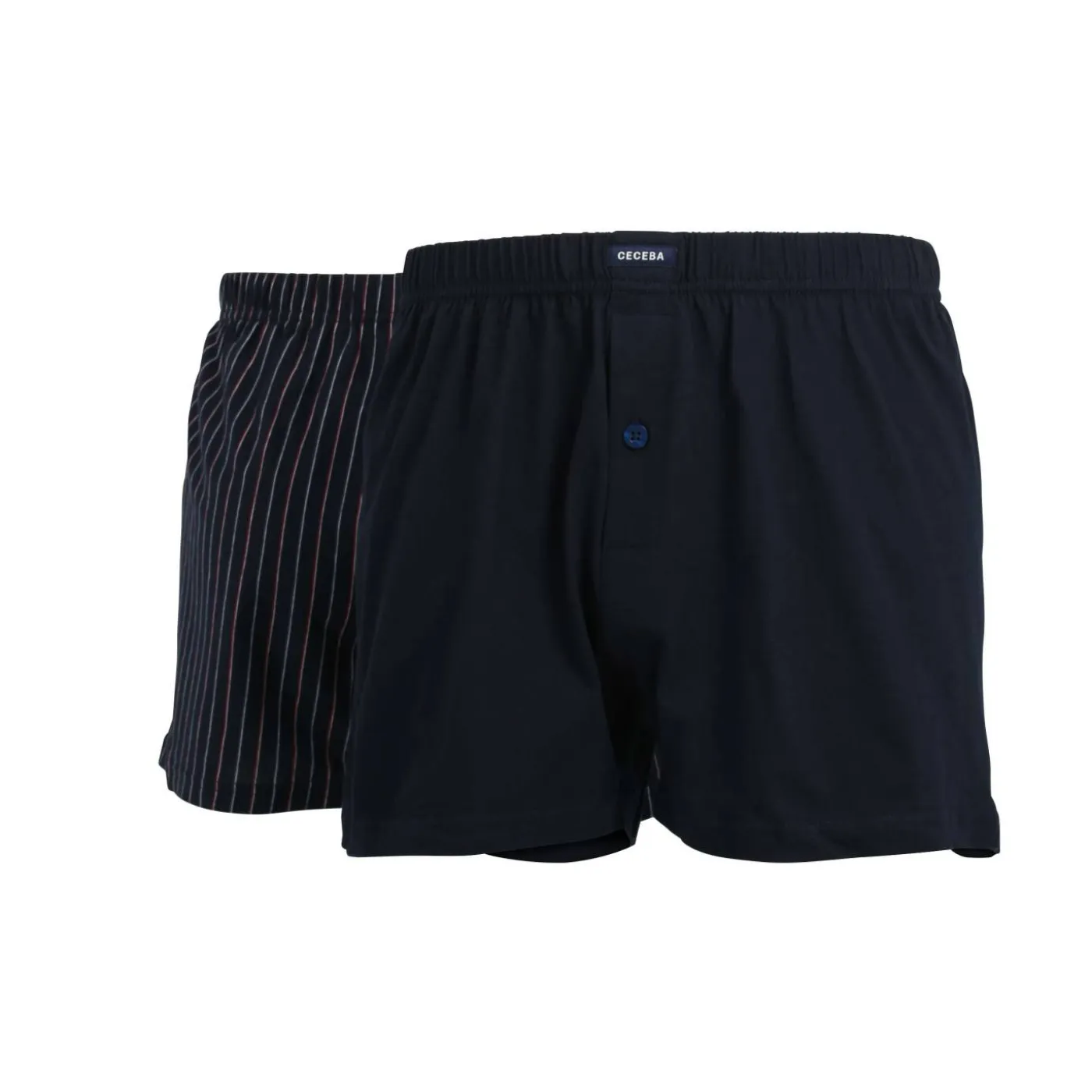 CECEBA Herren Boxershort längsgestreift 2er Pack