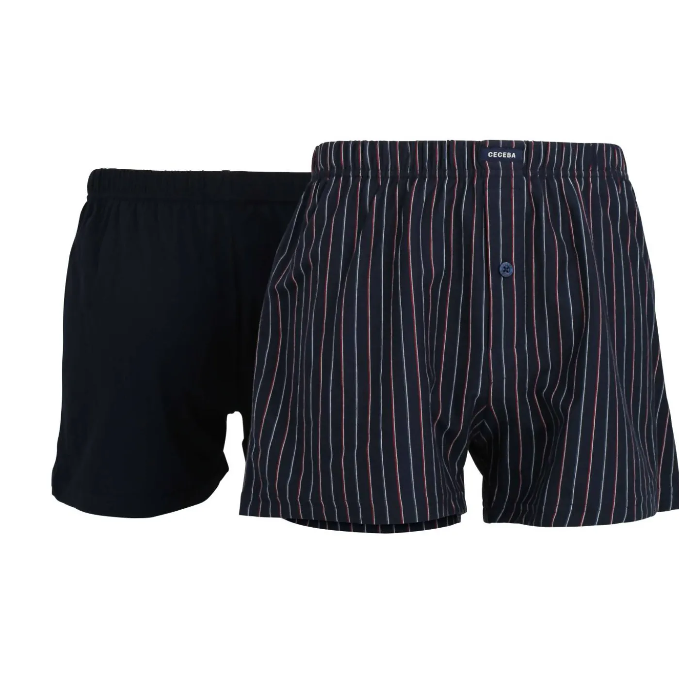 CECEBA Herren Boxershort längsgestreift 2er Pack
