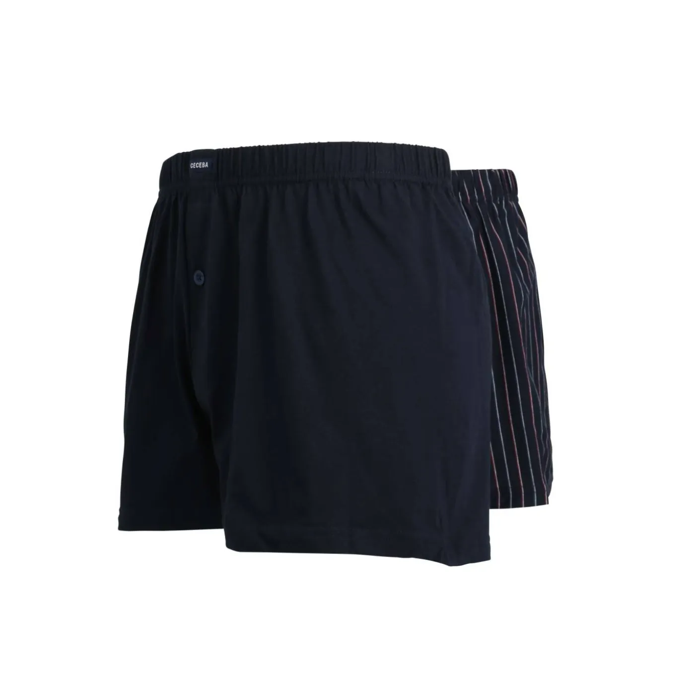 CECEBA Herren Boxershort längsgestreift 2er Pack