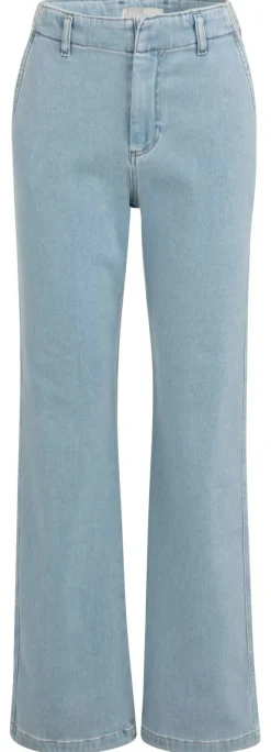 Chino-Jeans mit geradem Bein und Paspeltaschen