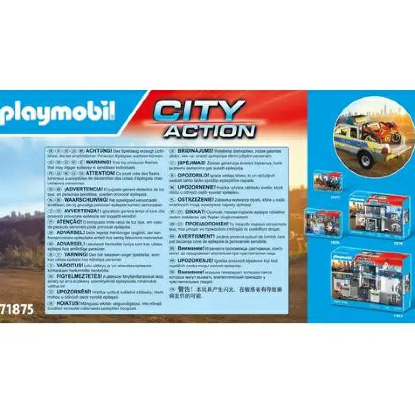 City Action "Verfolgungsjagd mit Polizei Pick-Up"