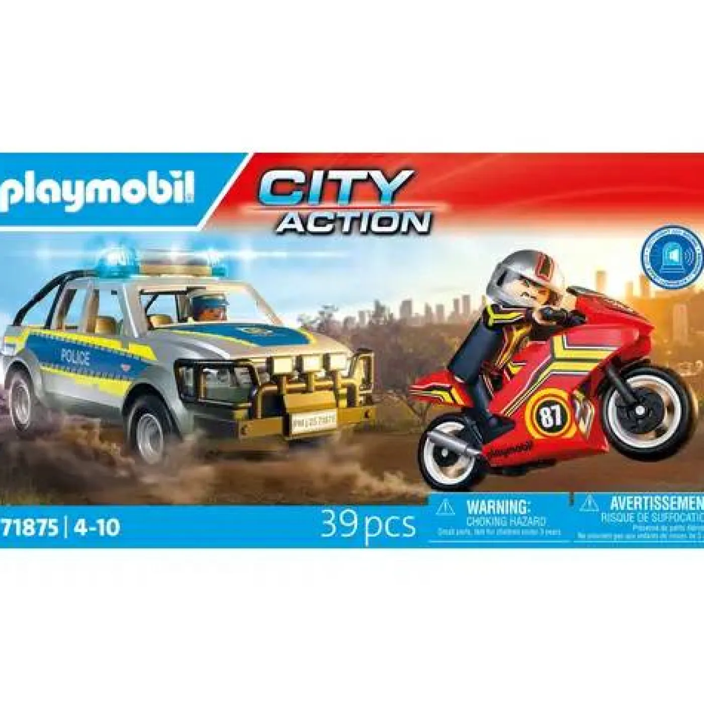 City Action "Verfolgungsjagd mit Polizei Pick-Up"