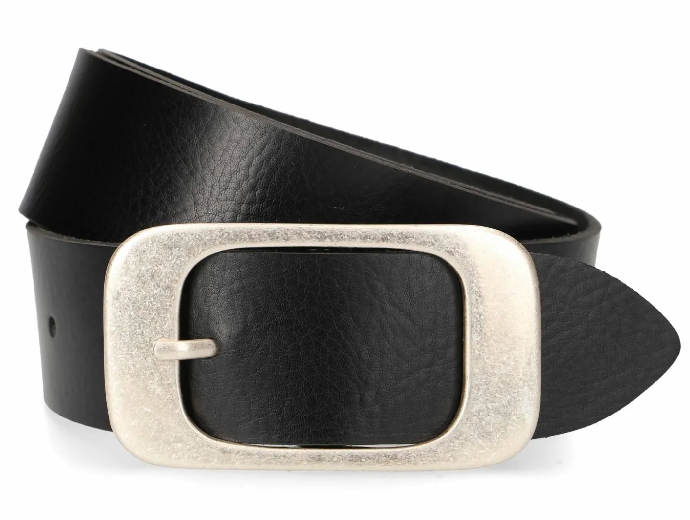 4CM NAPPALEDERGUERTEL, SCHWARZ, 105