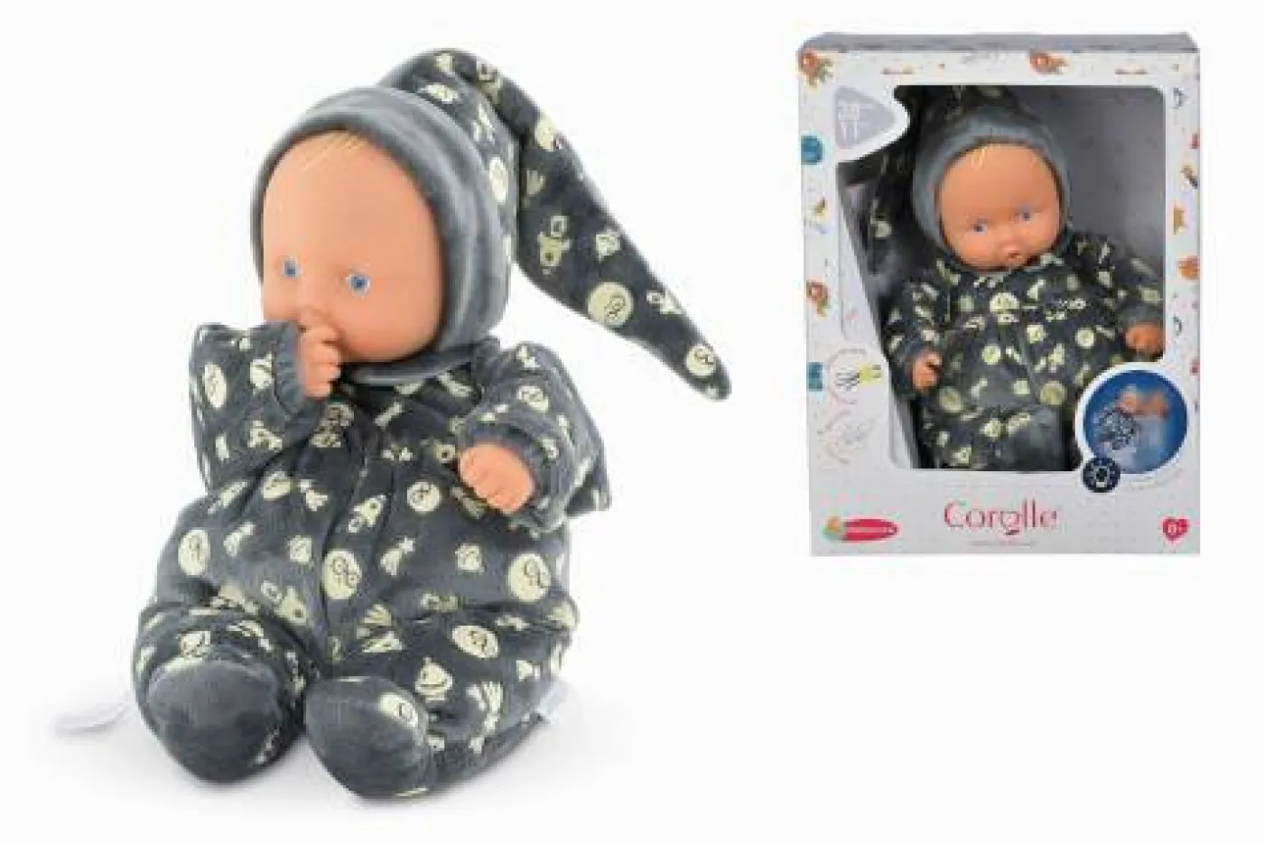 Corolle Baby-Puppe "Babipuce - Glow in the Dark"