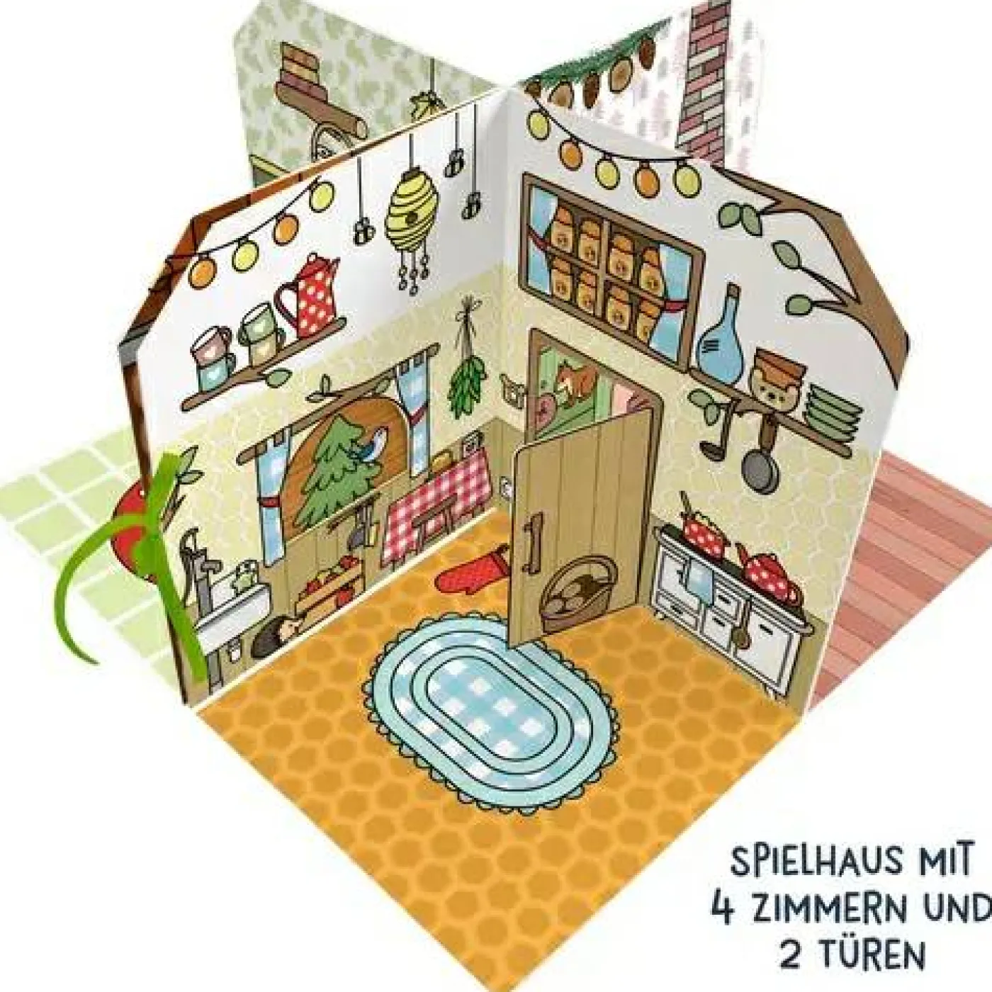 Cozy Stickerhaus - Kleiner Bär